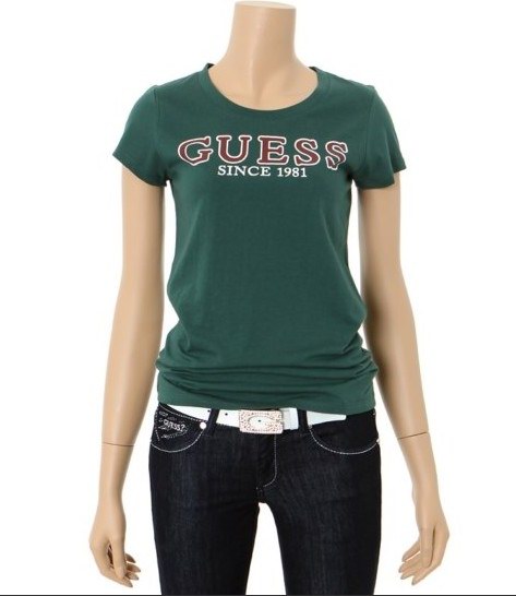 Guess short round collar T woman S-XL-028